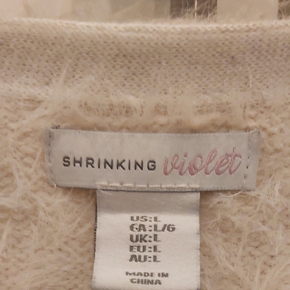 Shrinking Violet open cardigan. - Picture 2 of 7